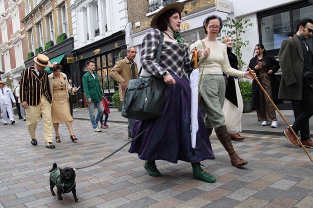Grand Flaneur Walk 2026 at Covent Garden, London, UK - 17 May, 2026 People dressed in vintage clothing take part in the Grand Flaneur Walk 2026 event in Covent Garden, London, England, UK on Sunday 17 May, 2026., Credit:Justin Ng Avalon UK, England, London, Covent Garden  Copyright: xJustinxNgx xAvalonx 1099801145