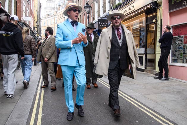 Grand Flaneur Walk 2026 at Covent Garden, London, UK - 17 May, 2026 People dressed in vintage clothing take part in the Grand Flaneur Walk 2026 event in Covent Garden, London, England, UK on Sunday 17 May, 2026., Credit:Justin Ng Avalon UK, England, London, Covent Garden  Copyright: xJustinxNgx xAvalonx 1099801203
