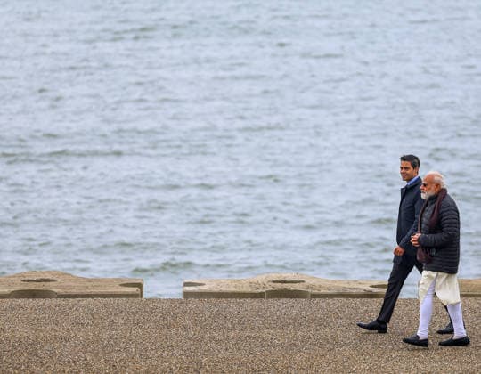 PM Modi visits Afsluitdijk dam Netherlands, May 17 (ANI): Prime Minister Narendra Modi along with Prime Minister of the Netherlands, Rob Jetten, visits Afsluitdijk dam, on Sunday. (DPR PMO ANI Photo) Netherlands Copyright: xANIx ANI_20260517193