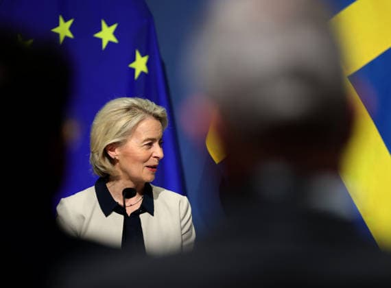 GÖTEBORG, SWEDEN 20260517 President of the European Commission Ursula von der Leyen during a press conference at the World of Volvo in Gothenburg, Sweden, Sunday, May 17, 2026 GÖTEBORG SWEDEN x9200x  Copyright: xAdamxIhse TTx MODI I GÖTEBORG _mdbYpcZueI