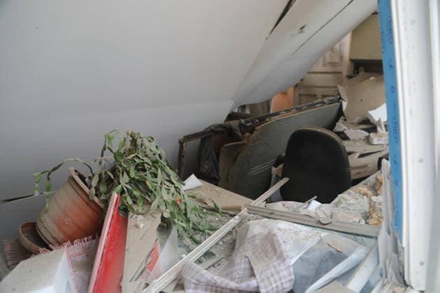 Ukraine says Russia attacked Odessa with strike drones ODESSA, UKRAINE - MAY 18: A view of the destruction after the Russian drone attack on a residential area in Odessa, Ukraine on May 18, 2026. Artur Shvits Anadolu Odessa Ukraine. Editorial use only. Please get in touch for any other usage.  Copyright: x2026xAnadoluxArturxShvitsx