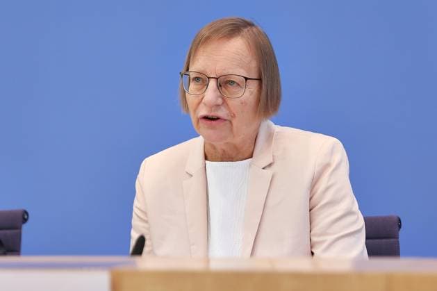 Berlin, Deutschland, 18.05.2026: Bundespressekonferenz: Veröffentlichung Prüfbericht zur Berechnung der deutschen Treibhausgasemissionen 2025 und 2026: Barbara Schlomann, Fraunhofer-Institut Copyright: xdtsxNachrichtenagenturx dts_119141