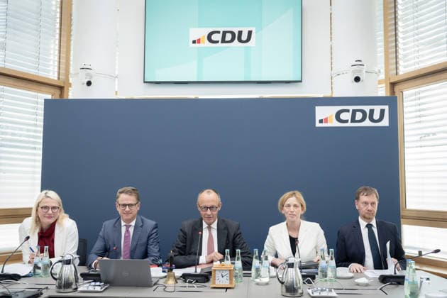 Berlin, Konrad-Adenauer-Haus, CDU Berlin, CDU, Carsten Linnemann, Friedrich Merz, Christina Stumpp, Michael Kretschmer, Karin Prien Berlin Berlin GER