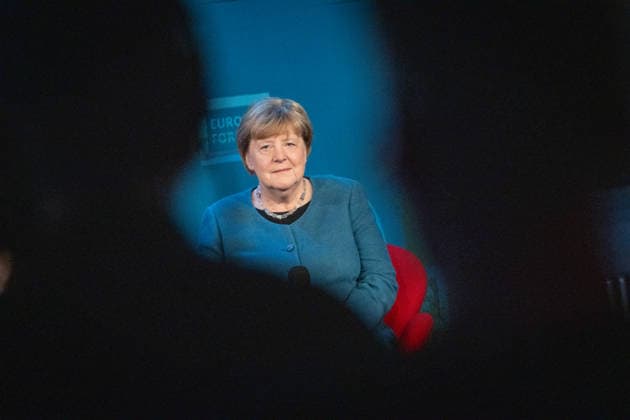 Bundeskanzlerin a.D. Angela Merkel beim WDR Europaforum im Rahmen der re:publica 2026;Digitalkonferenz re:publica 2026 in Berlin, Berlin Berlin Deutschland Eventlocation STATION