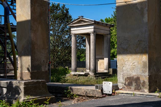 Kunst Kultur Architektur Geschichte 18.05.2026 Potsdam Landeshauptstadt Brandenburg Stiftung Preußische Schlösser und Gärten Berlin-Brandenburg Richtfest Römischen Bäder im Potsdamer Park Sanssouci werden umfassend saniert Potsdam GER