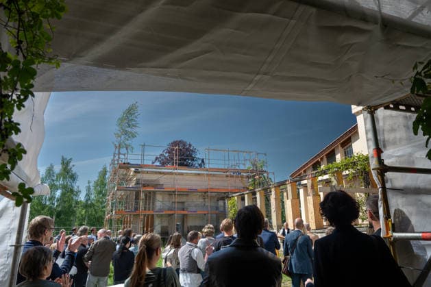 Kunst Kultur Architektur Geschichte 18.05.2026 Potsdam Landeshauptstadt Brandenburg Stiftung Preußische Schlösser und Gärten Berlin-Brandenburg Richtfest Römischen Bäder im Potsdamer Park Sanssouci werden umfassend saniert Potsdam GER