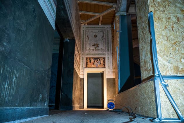 Kunst Kultur Architektur Geschichte 18.05.2026 Potsdam Landeshauptstadt Brandenburg Stiftung Preußische Schlösser und Gärten Berlin-Brandenburg Richtfest Römischen Bäder im Potsdamer Park Sanssouci werden umfassend saniert Potsdam GER