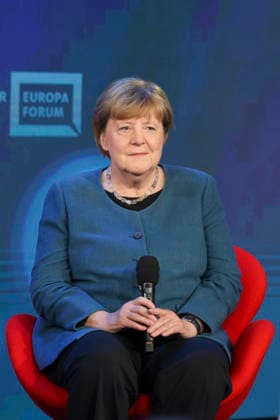 Angela Merkel, Bundeskanzlerin a.D. beim WDR Europaforum auf der Re:publica Digitalmesse unter dem Motto Never Gonna Give You Up eröffnet in The Station am 18.05.26 in Berlin Angela Merkel spricht auf der Re:publica 2026 in Berlin