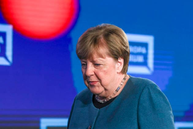 Angela Merkel, Bundeskanzlerin a.D. beim WDR Europaforum auf der Re:publica Digitalmesse unter dem Motto Never Gonna Give You Up eröffnet in The Station am 18.05.26 in Berlin Angela Merkel spricht auf der Re:publica 2026 in Berlin