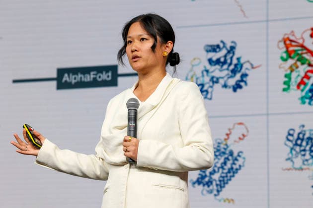 Karen Hao auf der Re:publica Digitalmesse unter dem Motto Never Gonna Give You Up eröffnet in The Station am 18.05.26 in Berlin Angela Merkel spricht auf der Re:publica 2026 in Berlin