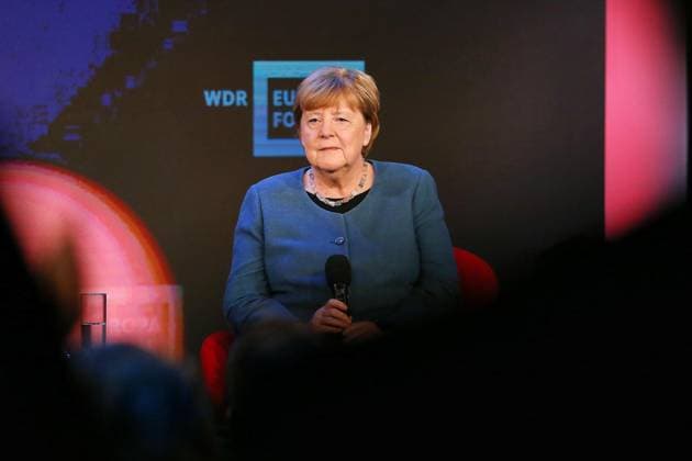 Berlin, Deutschland, 18.05.2026: Station: Digitalmesse Re:publica 2026: Altkanzlerin Angela Merkel in der Sendung WDR-Europaforum Copyright: xdtsxNachrichtenagenturx dts_119168