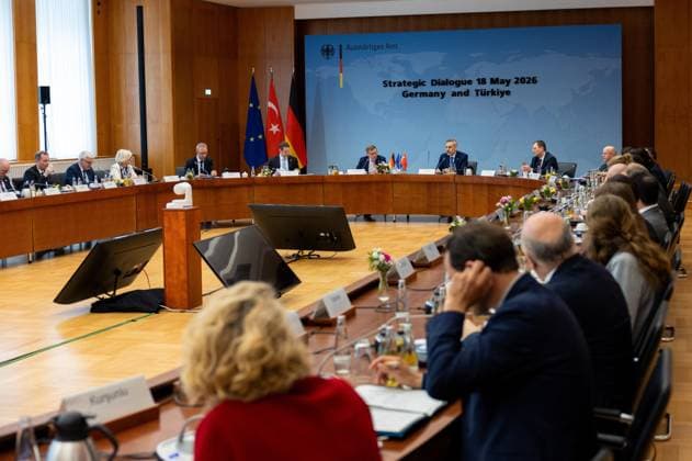 Third Meeting of Germany-Turkiye Strategic Dialogue Mechanism held in Berlin BERLIN, GERMANY - MAY 18: Turkish Foreign Minister Hakan Fidan and German Foreign Minister Johann Wadephul co-chair the third meeting of the Germany-Turkiye Strategic Dialogue Mechanism in Berlin, Germany on May 18, 2026. Murat Gok Anadolu Berlin Germany. Editorial use only. Please get in touch for any other usage.  Copyright: x2026xAnadoluxMuratxGokx