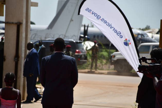 May 18, 2026, Juba, Ces Juba, South Sudan: South Sudan President Salva Kiir Mayardit officially inaugurates the country new Air Traffic Management System at Juba International Airport, President Kiir unveiled the system that enables South Sudan to independently manage its airspace for the first time since independence. Juba South Sudan  - ZUMAb132 20260518_zip_b132_004 Copyright: xSamirxBolx