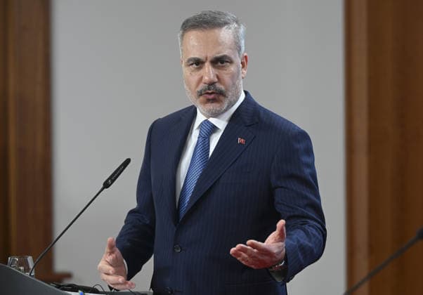 Hakan Fidan - Johann Wadephul meeting in Berlin BERLIN, GERMANY - MAY 18: Turkish Foreign Minister Hakan Fidan and German Foreign Minister Johann Wadephul hold a joint press conferen after their meeting in Berlin, Germany on May 18, 2026. Halil Sagirkaya Anadolu Berlin Germany. Editorial use only. Please get in touch for any other usage.  Copyright: x2026xAnadoluxHalilxSagirkayax