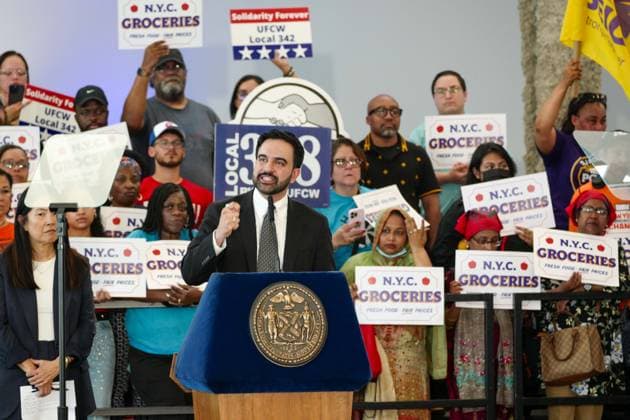 Second Public City Run Grocery Store New York, NY- May 18: Mayor Mamdani Announces Location for Second Public City Run Grocery Store at the Peninsula in Mott Haven the Bronx on May 18, 2026 Credit: Camara Porter AdMedia EDITORIAL USE ONLY  Copyright: xx AdMediax admphotostwo990083