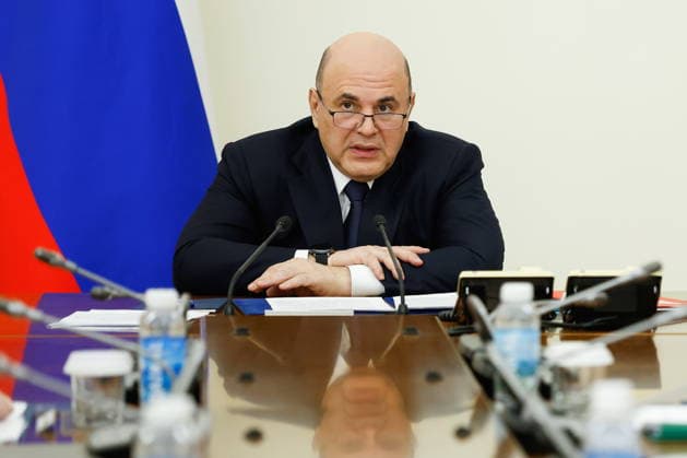 RUSSIA, MOSCOW - MAY 19, 2026: Russia s Prime Minister Mikhail Mishustin holds a meeting with his deputies at the House of the Russian Government. Dmitry Astakhov POOL TASS  92728219