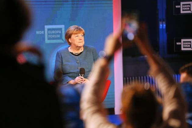 Berlin, Deutschland, 18.05.2026: Station: Digitalmesse Re:publica 2026: Altkanzlerin Angela Merkel in der Sendung WDR-Europaforum Copyright: xdtsxNachrichtenagenturx dts_119434