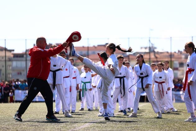 Turkiye marks 19th May Commemoration of Ataturk, Youth and Sports Day TEKIRDAG, TURKIYE - MAY 19: A performance is held during a ceremony on the occasion of 19 May Commemoration of Ataturk, Youth and Sports Day at the Kapakli district in Tekirdag, Turkiye on May 19, 2026. Ugur Arslan Anadolu Tekirdag Turkey. Editorial use only. Please get in touch for any other usage.  Copyright: x2026xAnadoluxUgurxArslanx