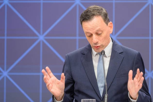 photonews.at - Wien, 19.05.2026. Anl. der morgigen, 20.05. stattfindenden Nationalratssitzung laden die Klubobmänner der Regierung zur Plenarvorschau ein. PHOTO: Klubobmann der ÖVP Ernst Gödl Ahead of tomorrow’s National Council meeting on 20 May, the government’s parliamentary group leaders invite you to a preview of the agenda. Regierung, Nationalrat, Penarsitzung, Nationalratssitzung, Vorschau, Koalitionsparteien PK Der Klubobmänner der Regierung mit der Plenarvorschau