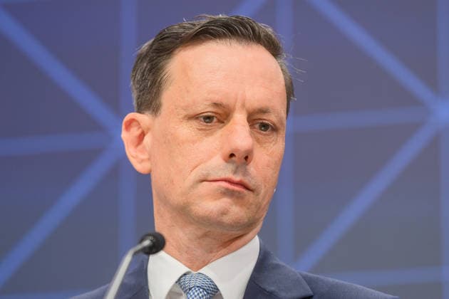 photonews.at - Wien, 19.05.2026. Anl. der morgigen, 20.05. stattfindenden Nationalratssitzung laden die Klubobmänner der Regierung zur Plenarvorschau ein. PHOTO: Klubobmann der ÖVP Ernst Gödl Ahead of tomorrow’s National Council meeting on 20 May, the government’s parliamentary group leaders invite you to a preview of the agenda. Regierung, Nationalrat, Penarsitzung, Nationalratssitzung, Vorschau, Koalitionsparteien PK Der Klubobmänner der Regierung mit der Plenarvorschau
