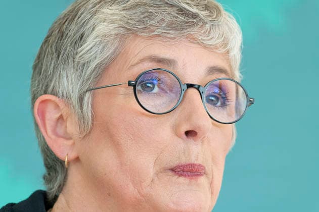 Britta Haßelmann EUR, Deutschland, Berlin, 19.05.2026: Pressestatement von Britta Haßelmann Vorsitzende der Bundestagsfraktion B90 Die Grünen vor der Fraktionssitzung im Deutschen Bundestag.