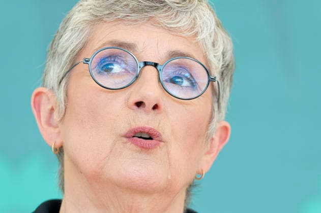 Britta Haßelmann EUR, Deutschland, Berlin, 19.05.2026: Pressestatement von Britta Haßelmann Vorsitzende der Bundestagsfraktion B90 Die Grünen vor der Fraktionssitzung im Deutschen Bundestag.