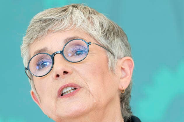 Britta Haßelmann EUR, Deutschland, Berlin, 19.05.2026: Pressestatement von Britta Haßelmann Vorsitzende der Bundestagsfraktion B90 Die Grünen vor der Fraktionssitzung im Deutschen Bundestag.