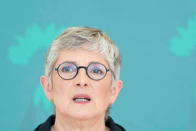 Britta Haßelmann EUR, Deutschland, Berlin, 19.05.2026: Pressestatement von Britta Haßelmann Vorsitzende der Bundestagsfraktion B90 Die Grünen vor der Fraktionssitzung im Deutschen Bundestag.
