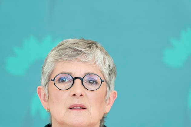 Britta Haßelmann EUR, Deutschland, Berlin, 19.05.2026: Pressestatement von Britta Haßelmann Vorsitzende der Bundestagsfraktion B90 Die Grünen vor der Fraktionssitzung im Deutschen Bundestag.