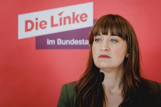 Heidi Reichinnek, Fraktionsvorsitzende DIE LINKE im Bundestag, aufgenommen im Rahmen eines Pressestatements vor einer Fraktionssitzung in Berlin, 19.05.2026. Berlin Deutschland Copyright: xFlorianxGaertnerx