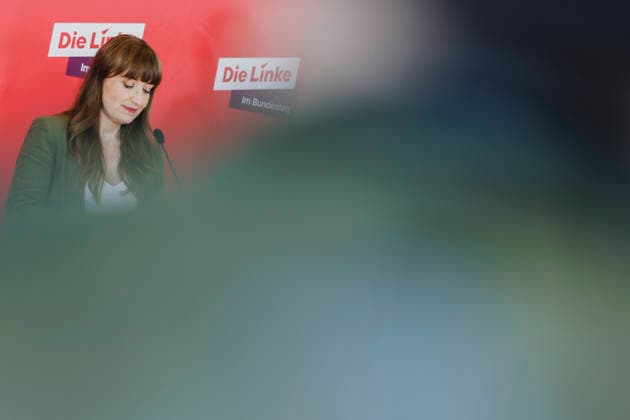 Heidi Reichinnek, Fraktionsvorsitzende DIE LINKE im Bundestag, aufgenommen im Rahmen eines Pressestatements vor einer Fraktionssitzung in Berlin, 19.05.2026. Berlin Deutschland Copyright: xFlorianxGaertnerx