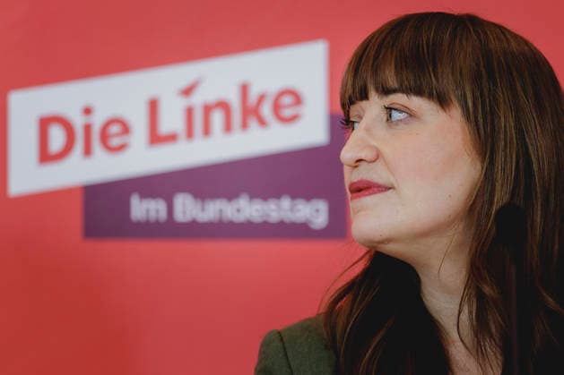 Heidi Reichinnek, Fraktionsvorsitzende DIE LINKE im Bundestag, aufgenommen im Rahmen eines Pressestatements vor einer Fraktionssitzung in Berlin, 19.05.2026. Berlin Deutschland Copyright: xFlorianxGaertnerx