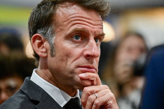 President Macron At REuse Economy Expo - Paris French President Emmanuel Macron visits the REuse Economy fair at Porte de Versailles exhibition centre in Paris, France, on May 19, 2026. Photo by Christian Liewig Pool ABACAPRESS.COM Paris France  Copyright: xLiewigxChristian Pool ABACAx