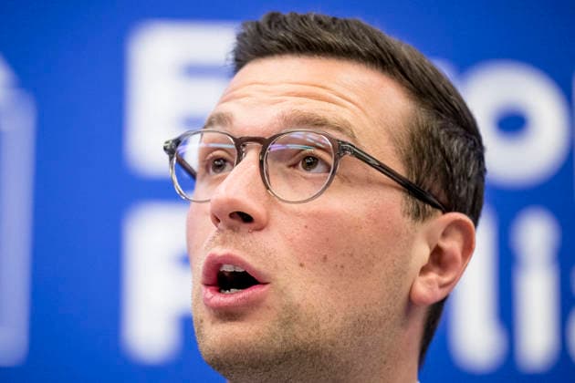 May 19, 2026: Jordan Bardella, President of the Patriots for Europe group, attends a briefing at the European Parliament in Strasbourg, France, 19.05.2026 - ZUMAw80_ 20260519_faf_w80_010 Copyright: xWiktorxDabkowskix