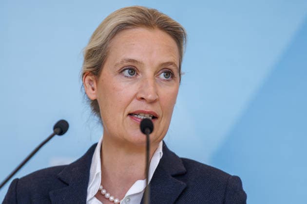 Statement AfD Alice Weidel (AfD), bei einem Statement der AfD am 19.05.26 in Berlin. Berlin Berlin Deutschland Reichstag