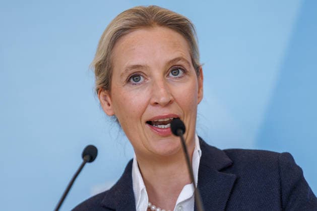 Statement AfD Alice Weidel (AfD), bei einem Statement der AfD am 19.05.26 in Berlin. Berlin Berlin Deutschland Reichstag