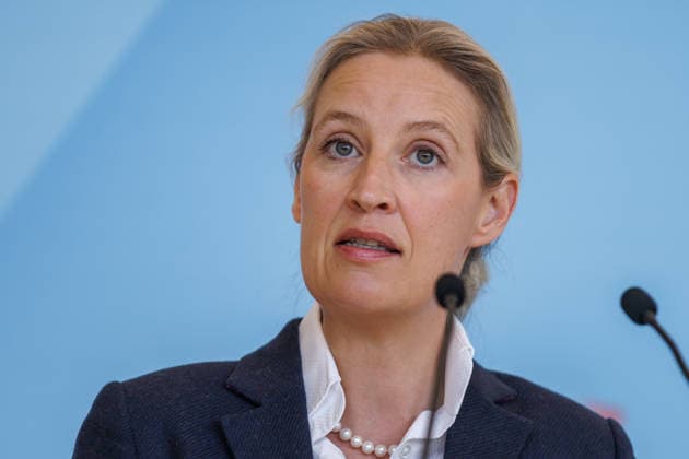 Statement AfD Alice Weidel (AfD), bei einem Statement der AfD am 19.05.26 in Berlin. Berlin Berlin Deutschland Reichstag