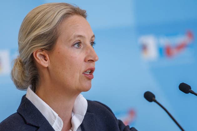 Statement AfD Alice Weidel (AfD), bei einem Statement der AfD am 19.05.26 in Berlin. Berlin Berlin Deutschland Reichstag