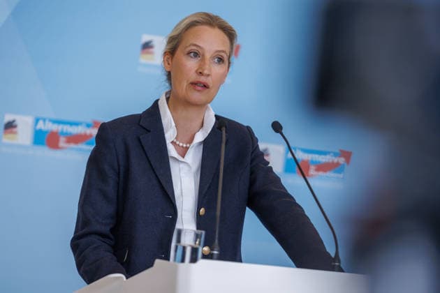 Statement AfD Alice Weidel (AfD), bei einem Statement der AfD am 19.05.26 in Berlin. Berlin Berlin Deutschland Reichstag