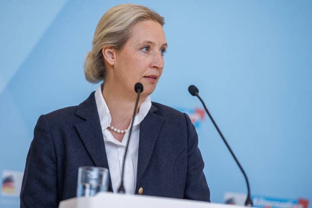 Statement AfD Alice Weidel (AfD), bei einem Statement der AfD am 19.05.26 in Berlin. Berlin Berlin Deutschland Reichstag