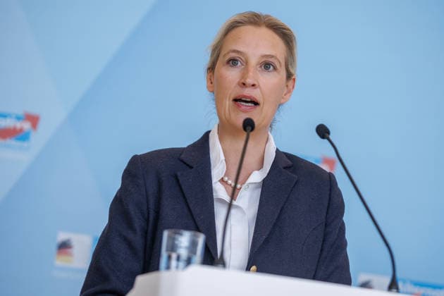 Statement AfD Alice Weidel (AfD), bei einem Statement der AfD am 19.05.26 in Berlin. Berlin Berlin Deutschland Reichstag