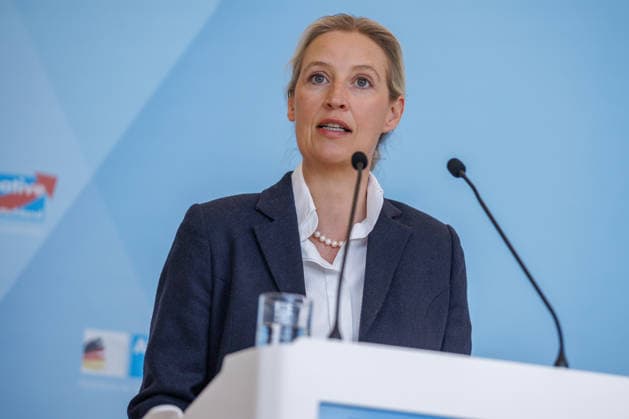 Statement AfD Alice Weidel (AfD), bei einem Statement der AfD am 19.05.26 in Berlin. Berlin Berlin Deutschland Reichstag