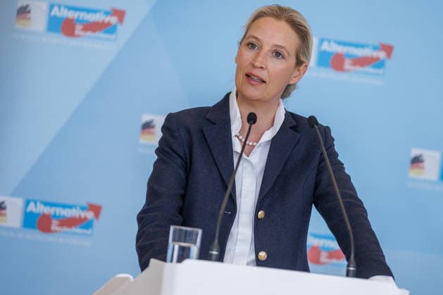 Statement AfD Alice Weidel (AfD), bei einem Statement der AfD am 19.05.26 in Berlin. Berlin Berlin Deutschland Reichstag