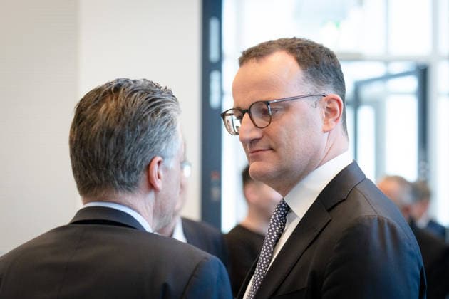 Bundestagsfraktion, CDU CSU, Jens Spahn Pressestatement, Bundestag, Bundestagsfraktion, CDU CSU, Vorsitzender, Jens Spahn, CDU Berlin Berlin GER