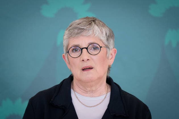 Pressestatement, Bündnis 90 Die Grünen, Britta Haßelmann Pressestatement, Reichstagsgebäude, Bundestagsfraktion, Bündnis 90 Die Grünen, Vorsitzende, Britta Haßelmann Berlin Berlin GER