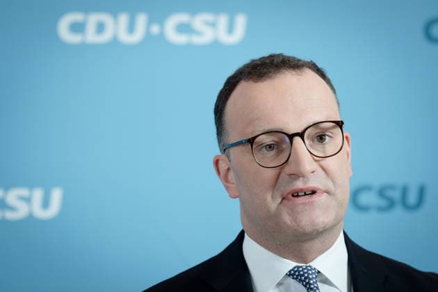 Bundestagsfraktion, CDU CSU, Jens Spahn Pressestatement, Bundestag, Bundestagsfraktion, CDU CSU, Vorsitzender, Jens Spahn, CDU Berlin Berlin GER