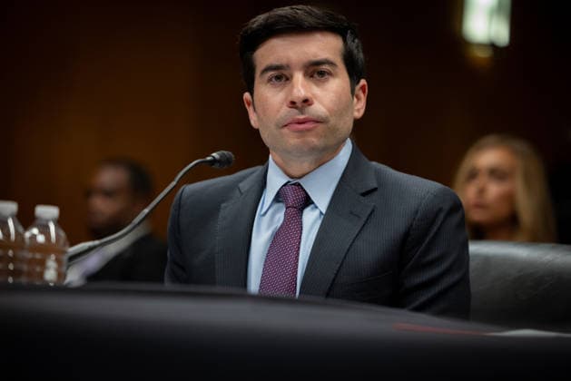 Senate Labor Department Hearing WASHINGTON, DC - MAY 19: Acting Secretary of Labor Keith Sonderling testifies during a Senate Committee on Appropriations, Subcommittee on Departments of Labor, Health and Human Services, and Education, and Related Agencies hearing at the Dirksen Senate Office Building in Washington, DC on May 19, 2026. Nathan Posner Anadolu Washington DC United States. Editorial use only. Please get in touch for any other usage.  Copyright: x2026xAnadoluxNathanxPosnerx