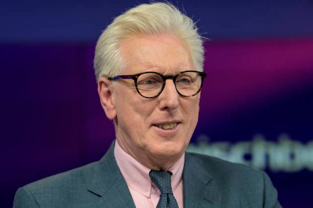 v.l.: Theo Koll (Journalist und Moderator), GER, Berlin, Studio, zu Gast bei Maischberger, politische Talkshow, TV, Format, mit Moderatorin Sandra Maischberger, Das Erste, aus Adlershof Am Studio 20, 19. Mai 2026, Copyright: HMBxMedia UwexKoch