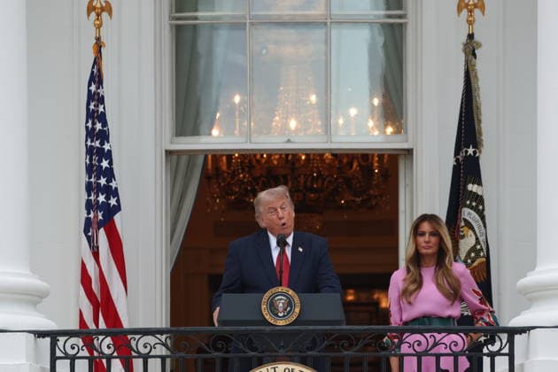 May 19, 2026, Washington, District Of Columbia, USA: United States President Donald J Trump speaks alongside first lady Melania Trump during the Congressional Picnic on the South Lawn of the White House in Washington, DC, USA, on May 19, 2026 Washington USA - ZUMAs152 20260519_faa_s152_103 Copyright: xSamuelxCorumx-xPoolxviaxCNPx