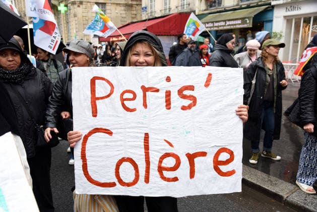 RECORD DATE NOT STATED Periscolaire Strike Against Sexual Violence - Paris Demonstrators take part in a strike of periscolaire workers in Paris, France on May 19, 2026, as an investigation into sexual violence in the Parisian periscolaire system targets 84 kindergartens, around twenty schools and around ten creches. Photo by Alain Apaydin ABACAPRESS.COM Paris France  Copyright: xApaydinxAlain ABACAx